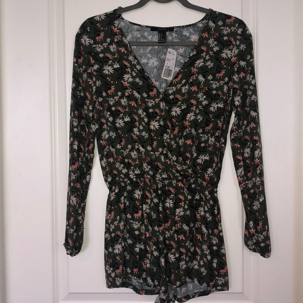 Flowered Romper